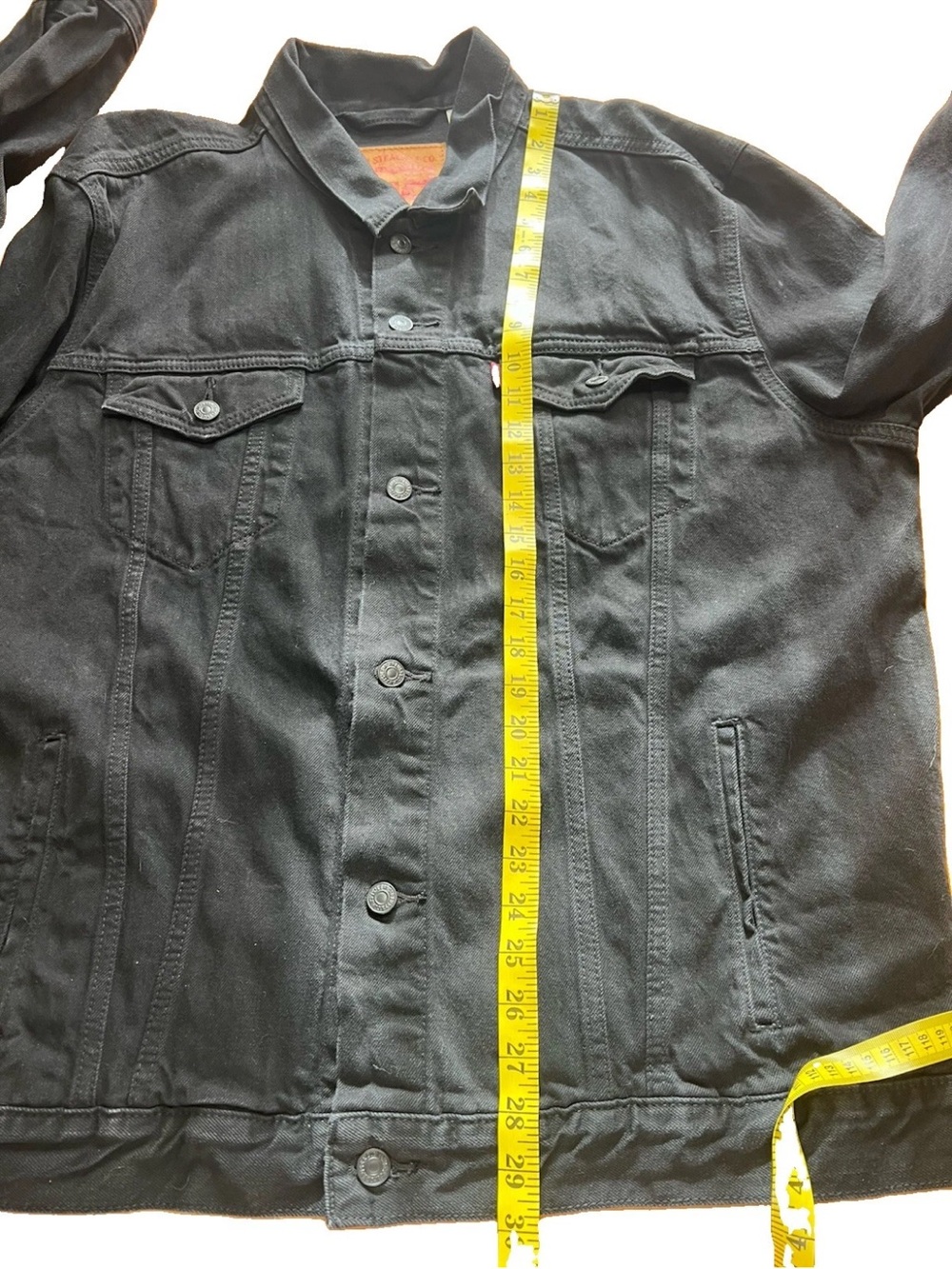 Levi’s 72334‑0144 Black Trucker Jacket XXXL – Excellent Condition, Minimal Wear - Picture 8 of 11